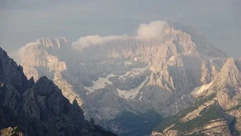 Dolomites Punta Sorapis timelapse Stock Footage 166287948