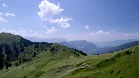 Dolomites summer panorama Stock Footage 203836445