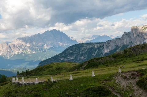 The Dolomites in Summer Stock Photos