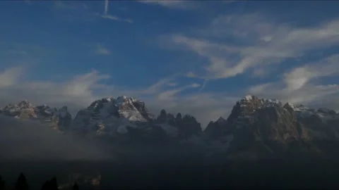 Dolomites time-lapse Stock Footage 224358164