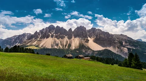 Dolomites timelapse 4K Stock Footage 50636537