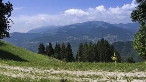 Dolomites timelapse Stock Footage 74750837