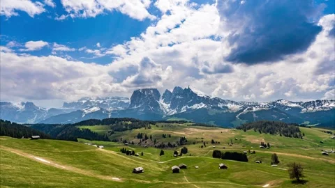 Dolomites Timelapse Stock Footage 244744849