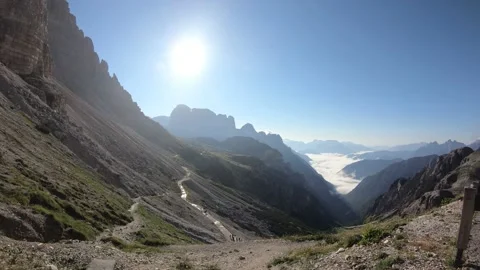 Dolomites Tre cime timelapse 1 Stock Footage 166287981