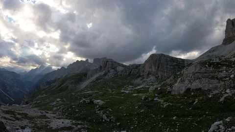 Dolomites Tre cime timelapse 10 Stock Footage 166289038