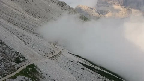 Dolomites Tre Cime timelapse 16 Stock Footage 166291865