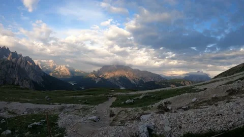 Dolomites Tre cime timelapse 2 Stock Footage 166287978