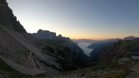 Dolomites Tre Cime timelapse 22 Stock Footage 166293345