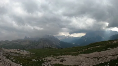 Dolomites Tre cime timelapse 3 Stock Footage 166287974