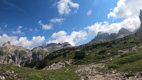 Dolomites Tre cime timelapse 8 Stock Footage 166288920