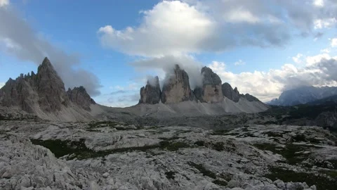 Dolomites Tre cime timelapse 9 Stock Footage 166288916