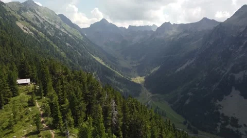 Dolomites: Val Moena and Mount Cermis 動画素材 160844342