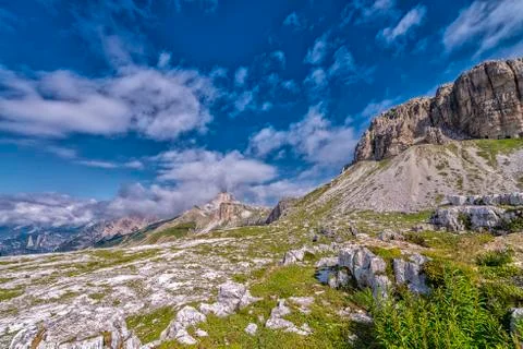 The dolomities mountain Stock-Fotos