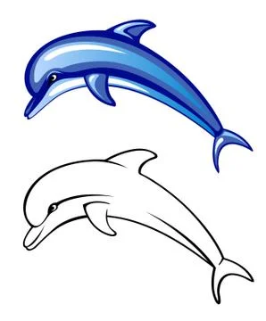 Dolphin Illustrazione stock