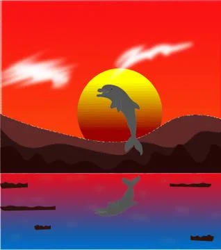 Dolphin Stock Illustration