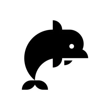 Dolphin logo Illustrazione stock
