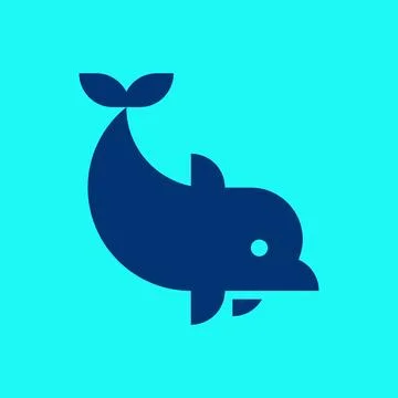 Dolphin logo Stock Illustration