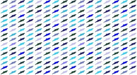 Dolphin pattern 스톡 일러스트
