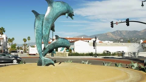 Dolphin sculptures Stock-Footage 149688805