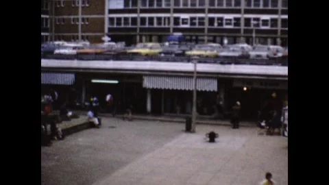 Dolphin Square Shopping Centre 1973 Stock Footage 252696470