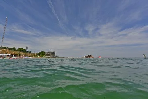 Dolphin is wide enough Foto stock