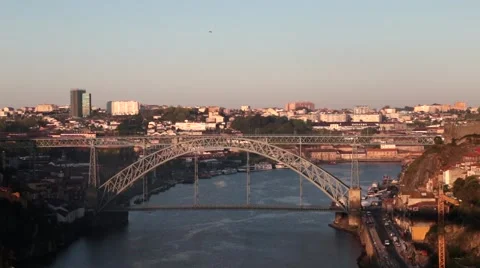 Dom Luis bridge Stock Footage 55861127