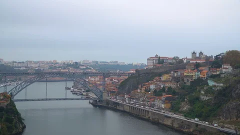 Dom Luis I Bridge 库存影片 128672513