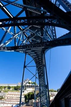 Dom Luis I Bridge, Porto, Douro Province, Portugal Stock Photos