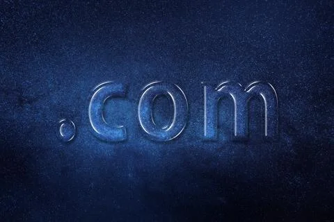 Domain concept, Dot Com, Dotcom, Registration, Online Identity, Website Illustrazione stock
