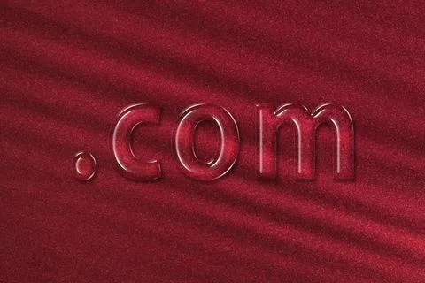 Domain concept, Dot Com, Dotcom, Registration, Online Identity, Website Illustrazione stock