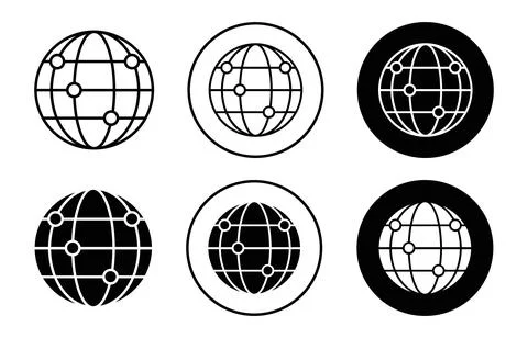 Domain icon Stock Illustration