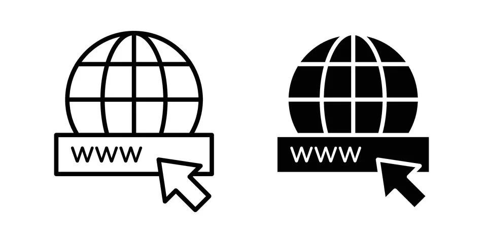 Domain icon vector design. EPS10 Stock Illustration