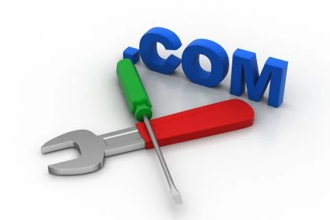 Domain service concept Ilustración de archivo