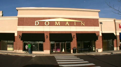 Domain Store Closed Stock Footage 115665