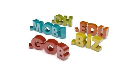 Domains Stock Illustration