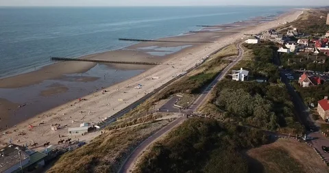 Domburg Beach Stockbeeldmateriaal 94001001