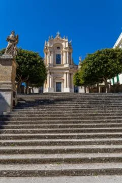 Dome with baroque facade Stock Photos