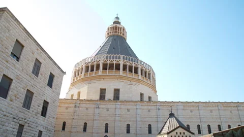 Dome of the Basilica of Annunciation Stock Footage 258692513