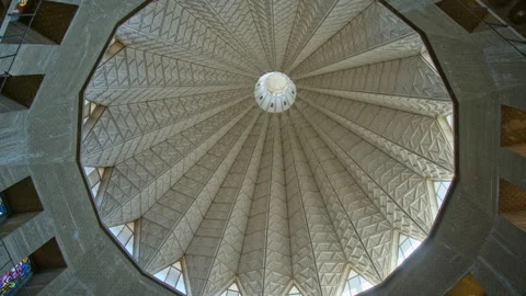 Dome of the Basilica of Annunciation Stock Footage 258692657