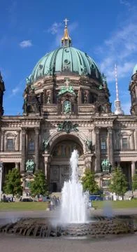 Dome of the Berlin Cathedral Stock Photos