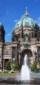 Dome of the Berlin Cathedral Stock Photos