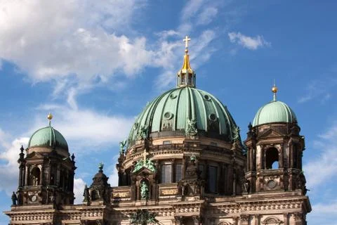 Dome of the Berlin Cathedral Stock Photos