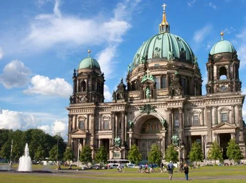 Dome of the Berlin Cathedral Stock Photos