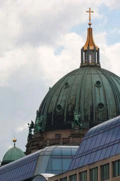 Dome of the Berlin Cathedral Stock Photos