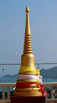 Dome buddhist temple Stock Photos