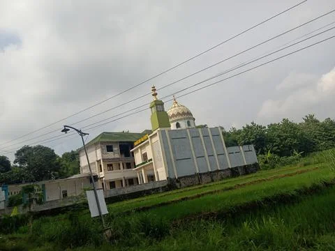 A dome building of a mosque Stock Photos