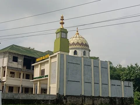 A dome building of a mosque Stock Photos