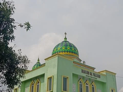 A dome building of a mosque Stock Photos