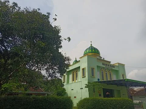 A dome building of a mosque Stock Photos
