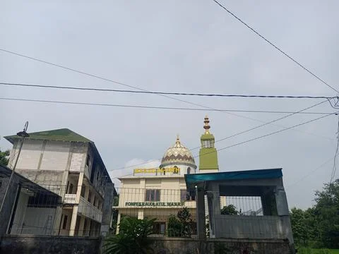 A dome building of a mosque Stock Photos